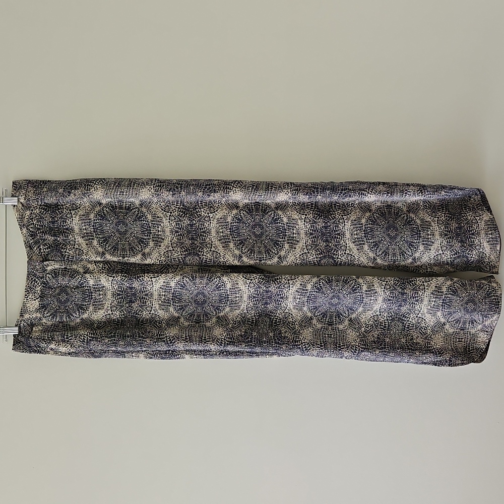 Harve Bernard Flowy Trousers With Side-split Legs Lightweight Size Medium